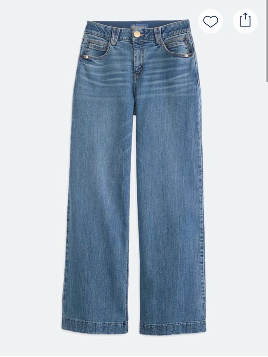 Democracy Denim - Democracy sz 12 Medium Blue Wide-Leg Jeans